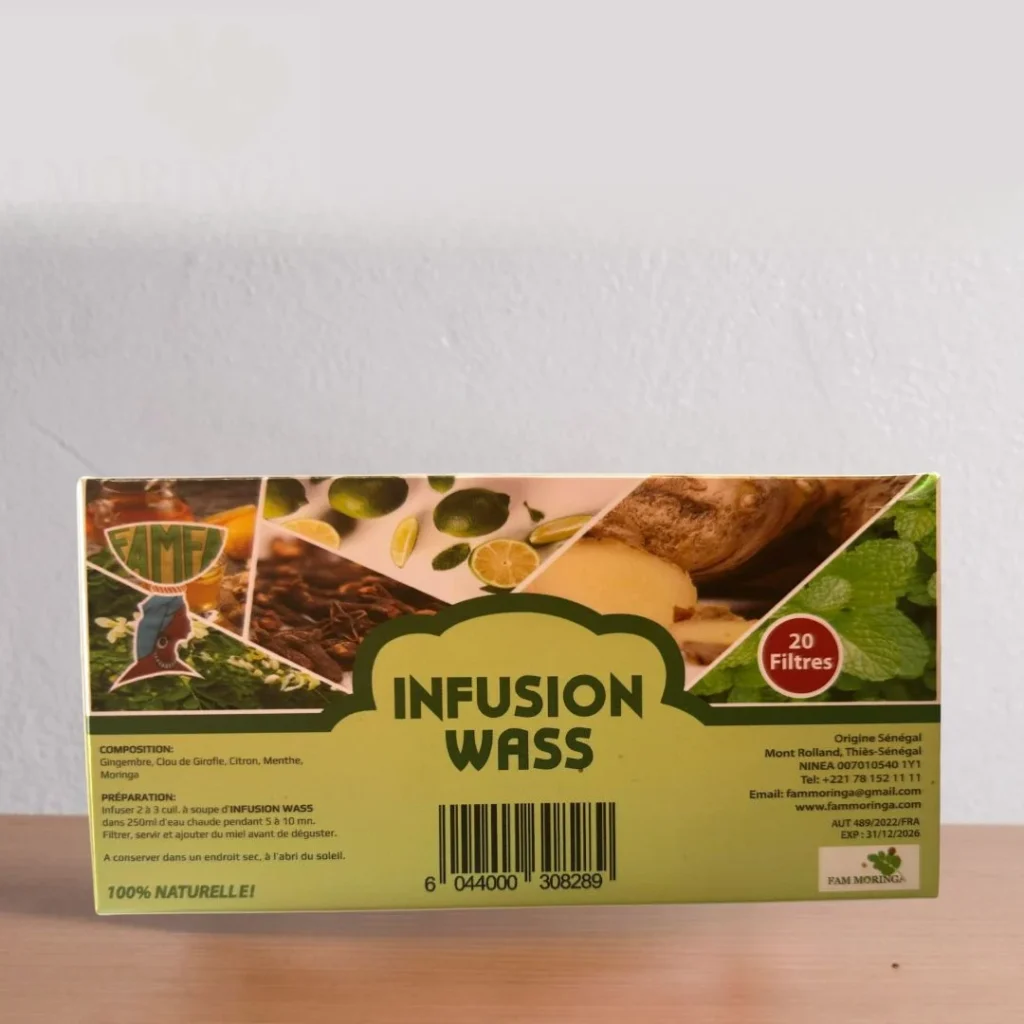 Infusion wass - FamMoringa Sénégal