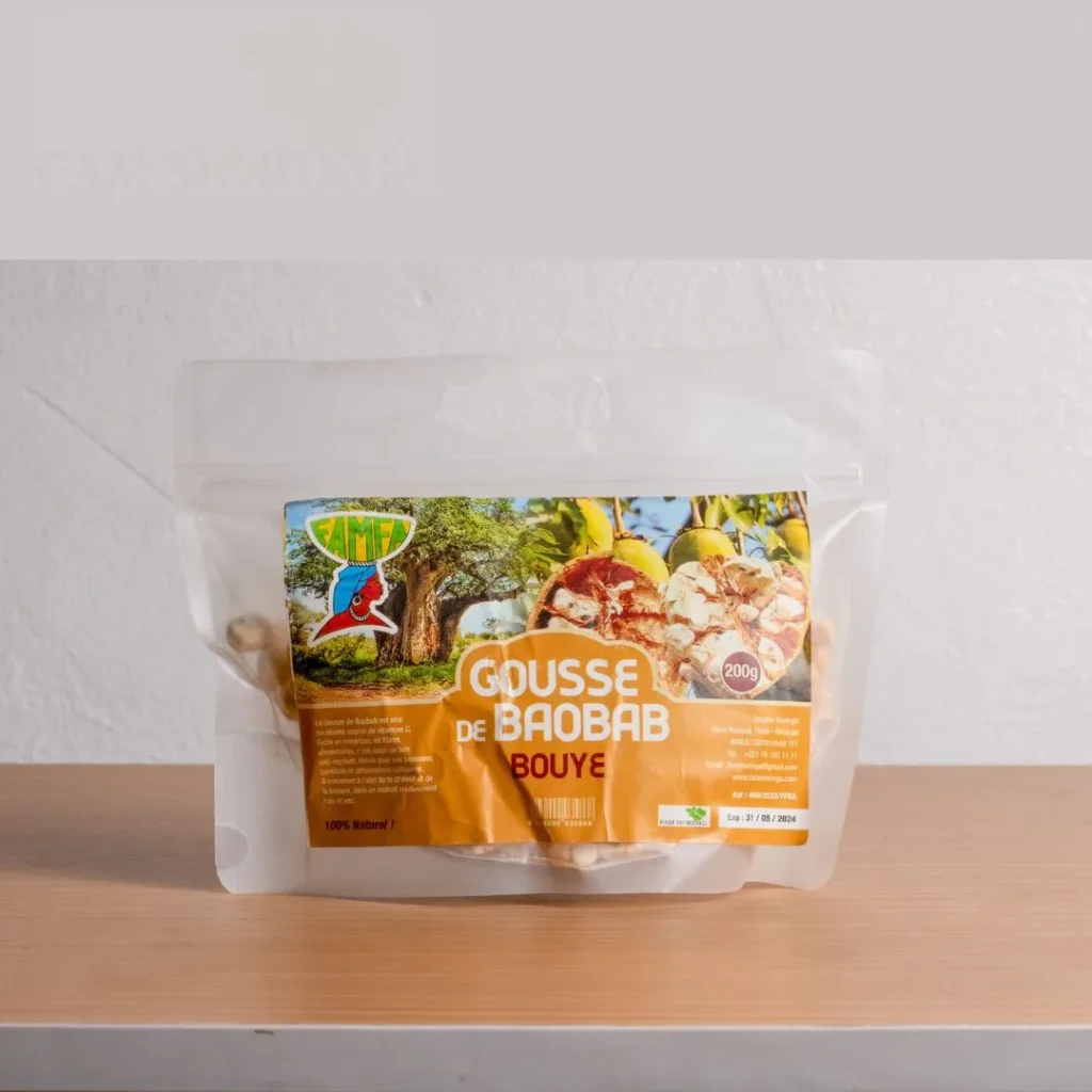 Gousse de Bouye (Fruit du Baobab) - FamMoringa Sénégal