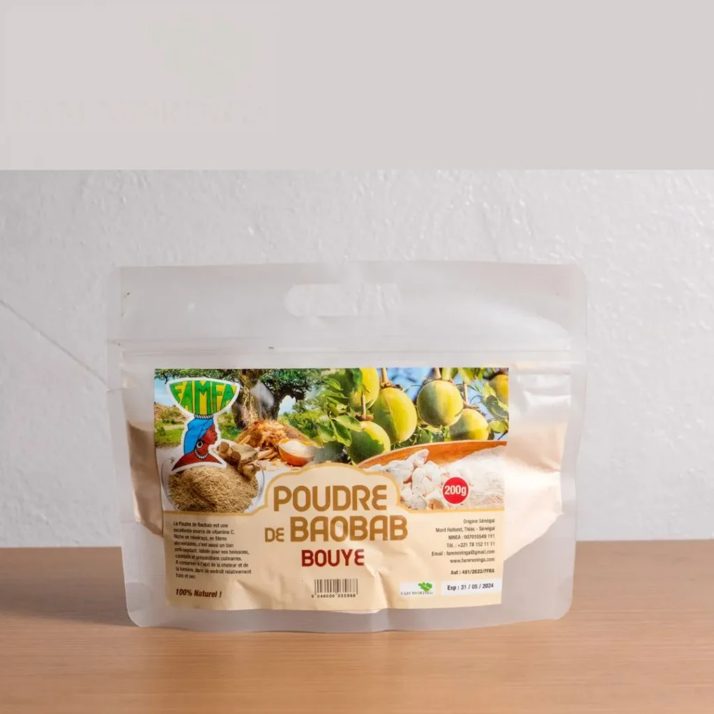 Poudre de Baobab - FamMoringa Sénégal