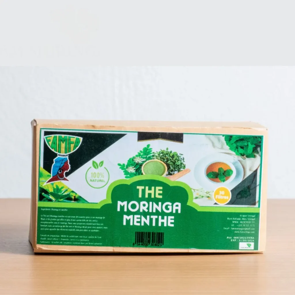 Thé Moringa Menthe - FamMoringa Sénégal
